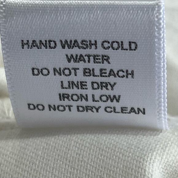 HYFVE HIGH RISE PAPERBAG WAIST COTTON MINI SKIRT IN OFF WHITE NWT WOMEN'S LARGE‎ - Picture 9 of 9